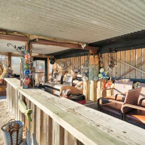 Incredible Waterfront Bar and Summer Kitchen.