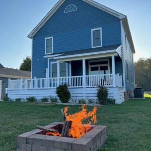 Back with fire pit