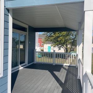 Covered back porch