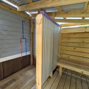 Impressive Outdoor Shower, With hot and cold water plus a changing area