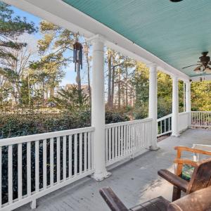 Front porch looking out at Seaside Road