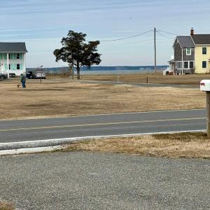 view of the Bay across the street