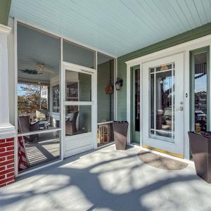 Front Entrance and screened porch