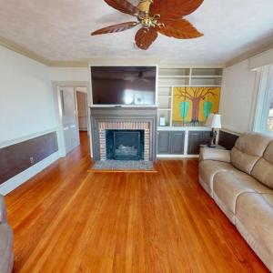 Another fireplace - this one has a gas log.