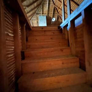 Walk up attic access from bedroom 2.