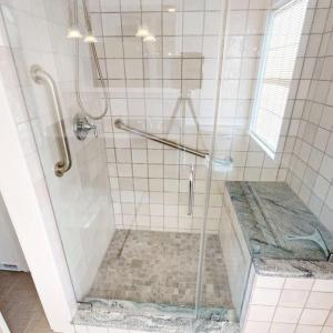 Main level full bath, renovated 2022.