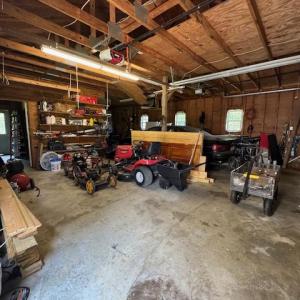 plenty of space for toys, equipment and vehicls