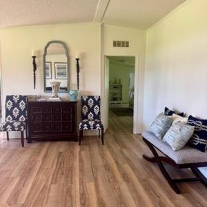 LVP floor throughout most of home