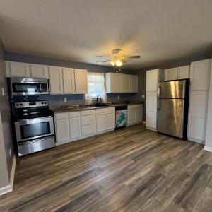 Eat in Kitchen with Plenty of cabinets.
