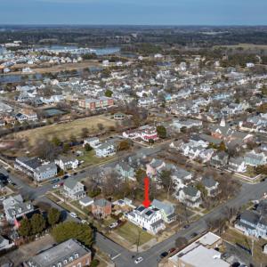 Aerial View, 1 Block from Central Park  and "Main Street"
