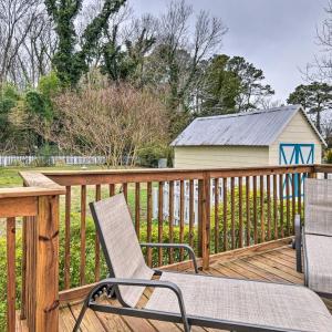 Relax in the sun on the deck