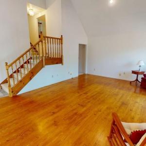 Back staircase to 2nd and 3rd bedroom.