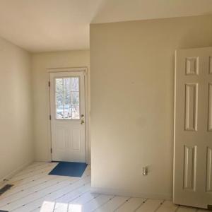 Mudroom and side entry.