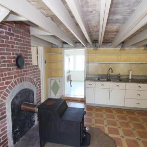 Kitchen and wood stove
