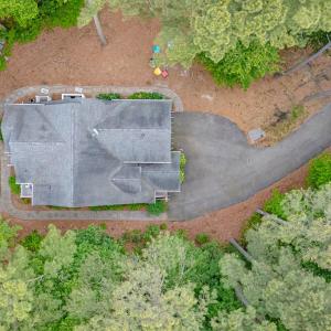 Birds eye view of the property