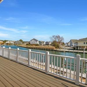 Main Level Deck Looking Down Canal