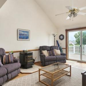 Living Room with Deck Access