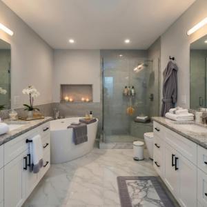 Primary Bath, Picture is of like model