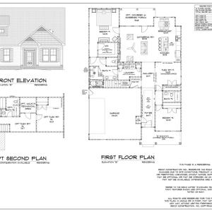 Floor plan with side load garage