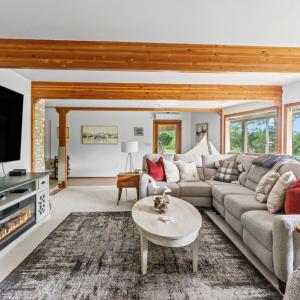 Living area in basement.