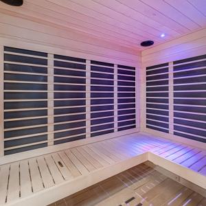 Sauna included on back deck.