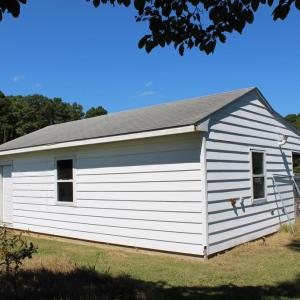 one car garage with electric