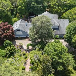 Aerial view of home