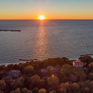 At sunset