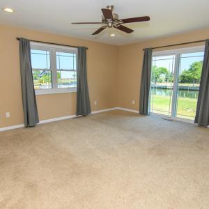 Primary Bedroom with slider access to back yard an