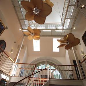 Atrium, Looking up from the living room.