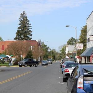 Main Street Onancock, Historic Onancock id 35 minutes to the North and had great restaurants, galleries, a community playhouse and a restored movie theatre featuring first run movies and foreign films.