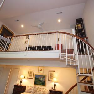 Balcony in Primary suite, This is a wonderful second floor office or work area. There is also an adjoining den.