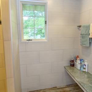 Tiled Walk In Shower- Primary Bathroom