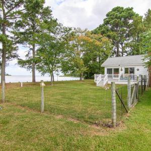 Partially fenced in yard for Pups!