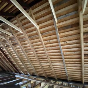 New roof rafters.