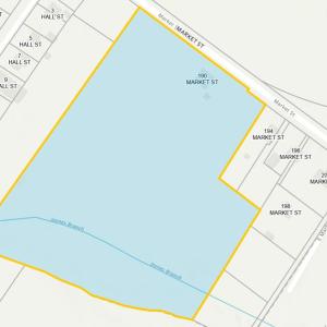 Joynes Branch in wooded area