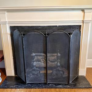 Gas Logs fireplace in living room