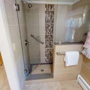 Updated walk-in shower