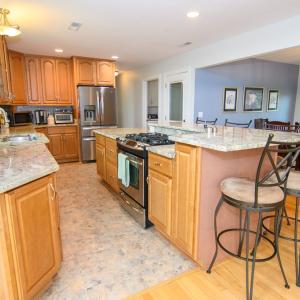 Kitchen, Custom Maple Cabinets with Granite Countertops.