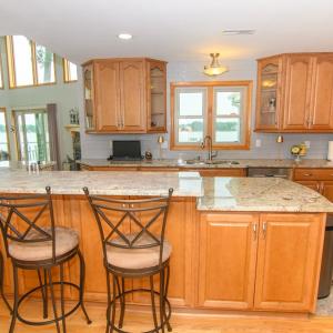 Kitchen View 3, Large Island with seating for 6.