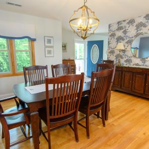 Dining Room, Hardwood Floors and nice natural light.