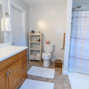 Ensuite , Large Vanity, Shower, Door to the left is the Walk In Closet