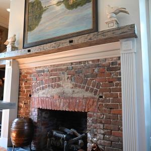 Kitchen fireplace