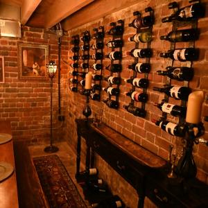 extraordinary wine room / dining hall