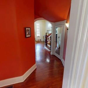 Hallway with arch