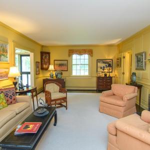 Formal Living Room, Crown molding and Fireplace