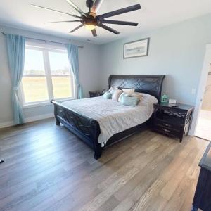Luxurious primary suite.