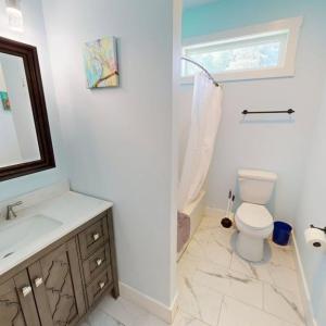 Hall bath.