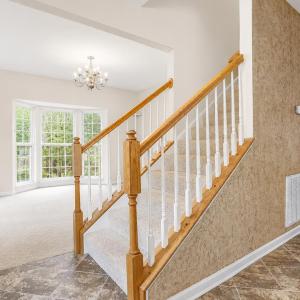 Bright and airy home entryway