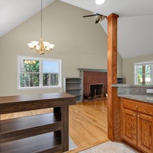Kitchen looking into Dinning Area